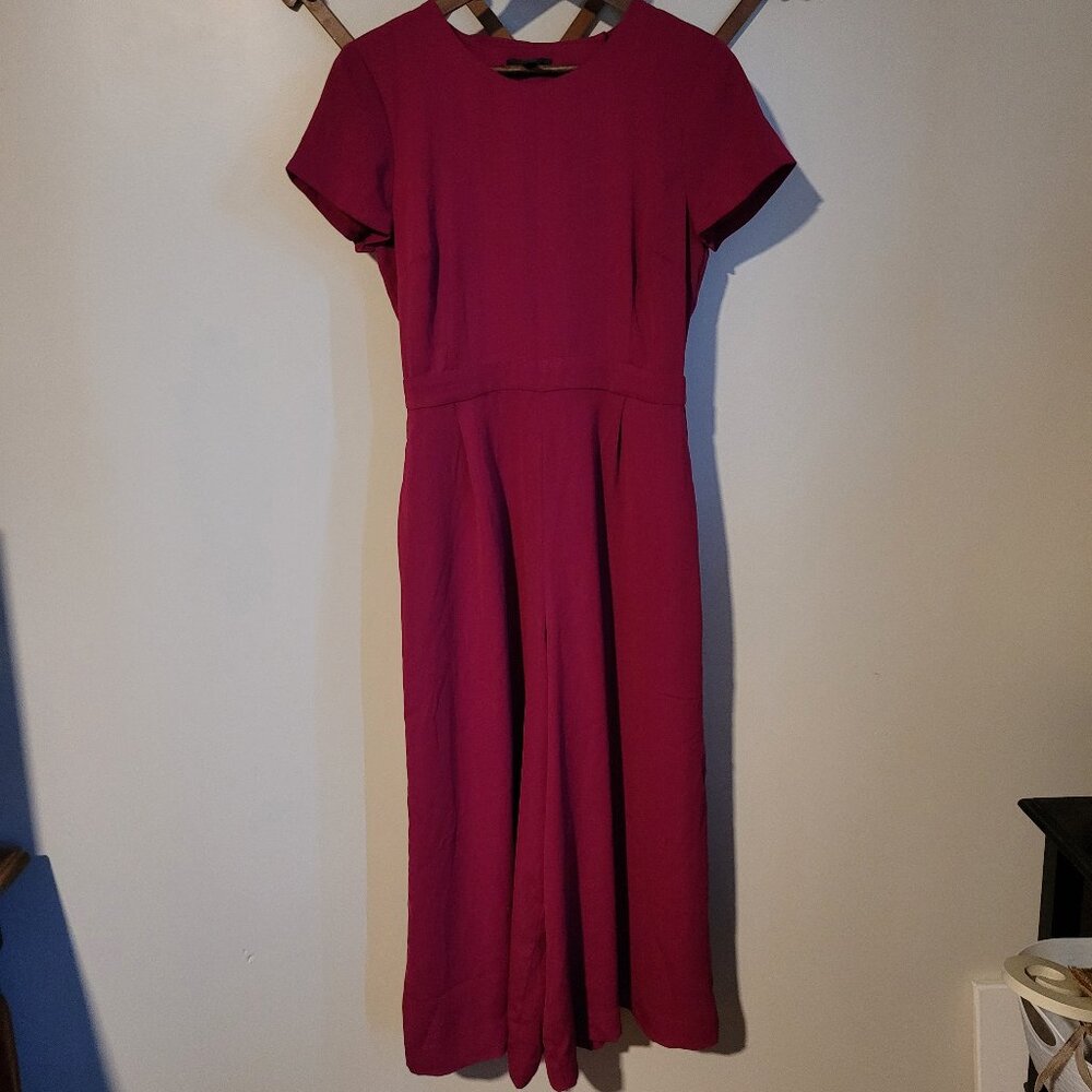 J Crew Drapey Wrap Back Jumpsuit SZ 6
